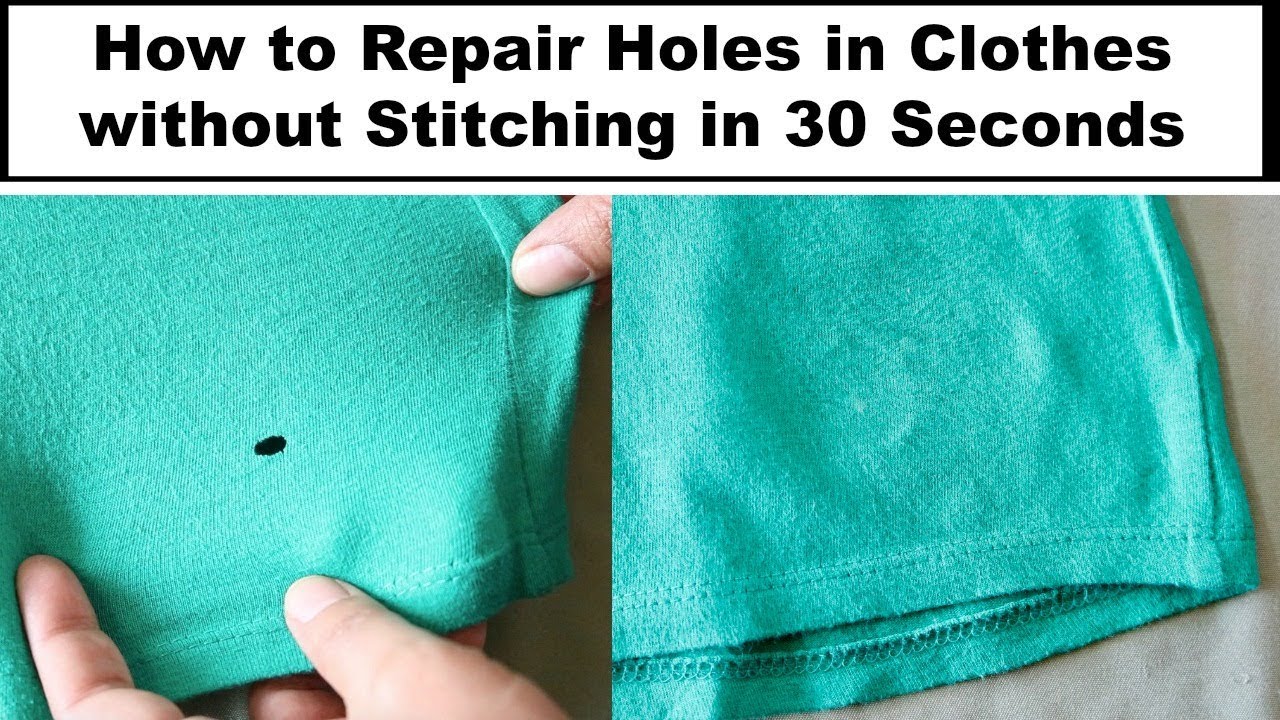 3 Ways to Fix a Hole in a Shirt